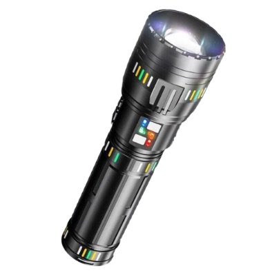 Lanterna reincarcabila LED de mana COBA CB W518 cu raza de actiune de 3 km